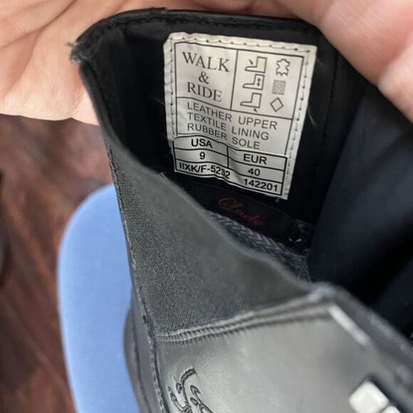 IXS LEA II Leather Motorcycle Riding Boots Waterproof soltoTEX Black NWT size 9 - Picture 10 of 13